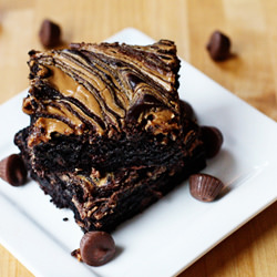 Peanut Butter Fudge Brownies