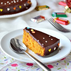 Carrot Cake With Chocolate Ganache