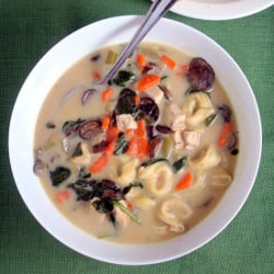 Chicken & Tortellini Soup