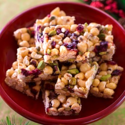 Christmas Popcorn Bars