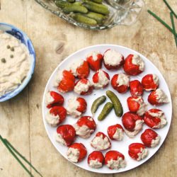 Tuna-Stuffed Peppadew Peppers