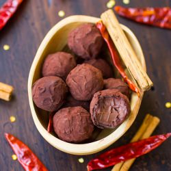 Vegan Chocolate Chile Truffles
