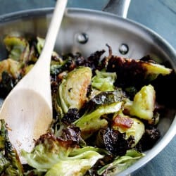 Roasted Brussels Sprouts with Bacon