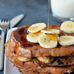 Banana-Nutella Stuffed French Toast