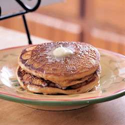 Cinnamon Polenta Pancakes