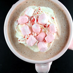 Peppermint Slow Cooker Hot Cocoa