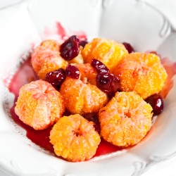 Candied Mandarin with Cherries