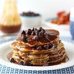 Spiced Chocolate Chip Pancakes