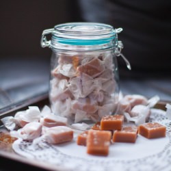 Vanilla Bean Salted Caramels