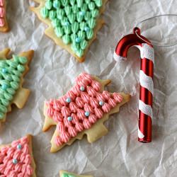 Christmas Tree Sugar Cookies