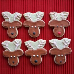 Reindeer and Ugly Sweater Cookies