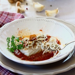 Cod in Vizcaina Sauce