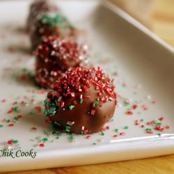 Oreo Christmas Truffles