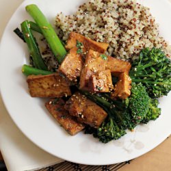 Broccolini with Tofu and Sesame