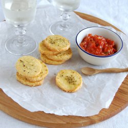 Cheese and Oregano Sablés