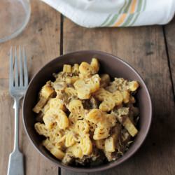 Artichokes and Saffron Pasta