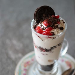 Oreo and Cherry Shake
