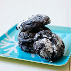 Salted Caramel Crinkle Cookies