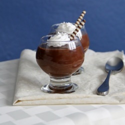 Vegan Dark Chocolate Orange Pudding