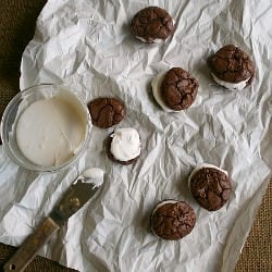 Brownie Cookies with Marshmallow
