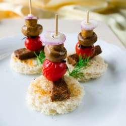 Beef Tenderloin Canapes