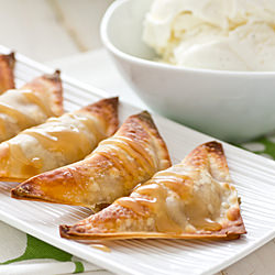 Baked Banana Wontons
