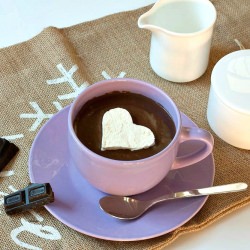 Italian style Hot Chocolate & Cream