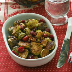 Festive Roasted Brussel Sprouts