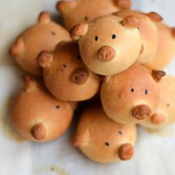 Pig Shaped Burger buns