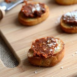 Sun Dried Tomato Crostinis