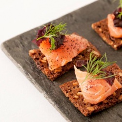 Salmon Gravlax with Horseradish