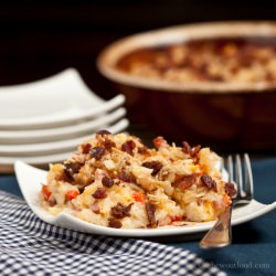 Cheesy Ham and Hash Brown Bake