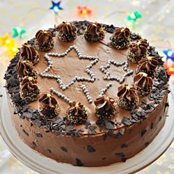 Chocolate Walnut Layer Cake