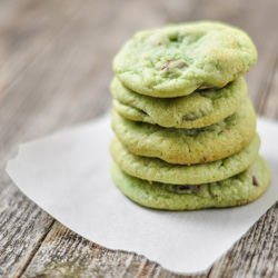 Mint Chocolate Chip Cookies