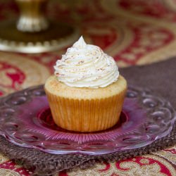 Spiked Eggnog Cupcake