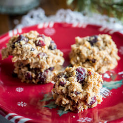 Orange Ginger Oat Cookies