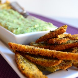 Gluten Free Zaatar Bagel Chips