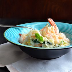 Shrimp and Feta Risotto