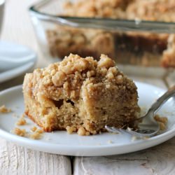Coffee Cake with Crumble Topping