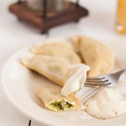 Pierogi with Spinach Filling
