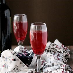 Pomegranate Mimosas