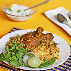 Muslim Chicken Biryani