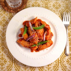 Moroccan Orange Sesame Chicken