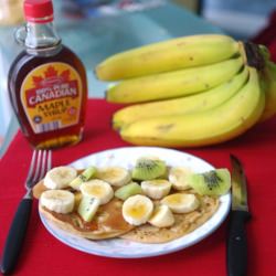 Hearty Banana Pancakes