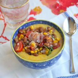 Hoppin’ John Stew & Cheddar Grits