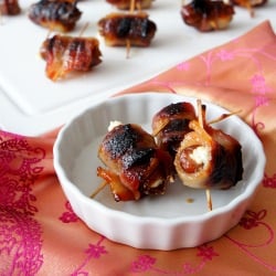 Sweet & Sticky Bacon Wrapped Dates