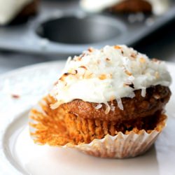 Carrot Coconut Morning Glory Muffin