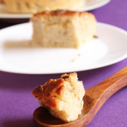 Eggless Cardamom Cream Cake