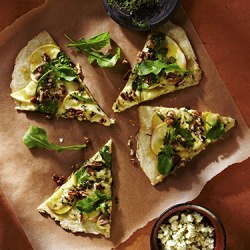Apple Arugula Flat Bread