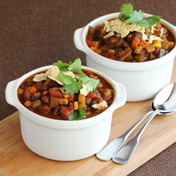 Black Bean Chili with Vegetables